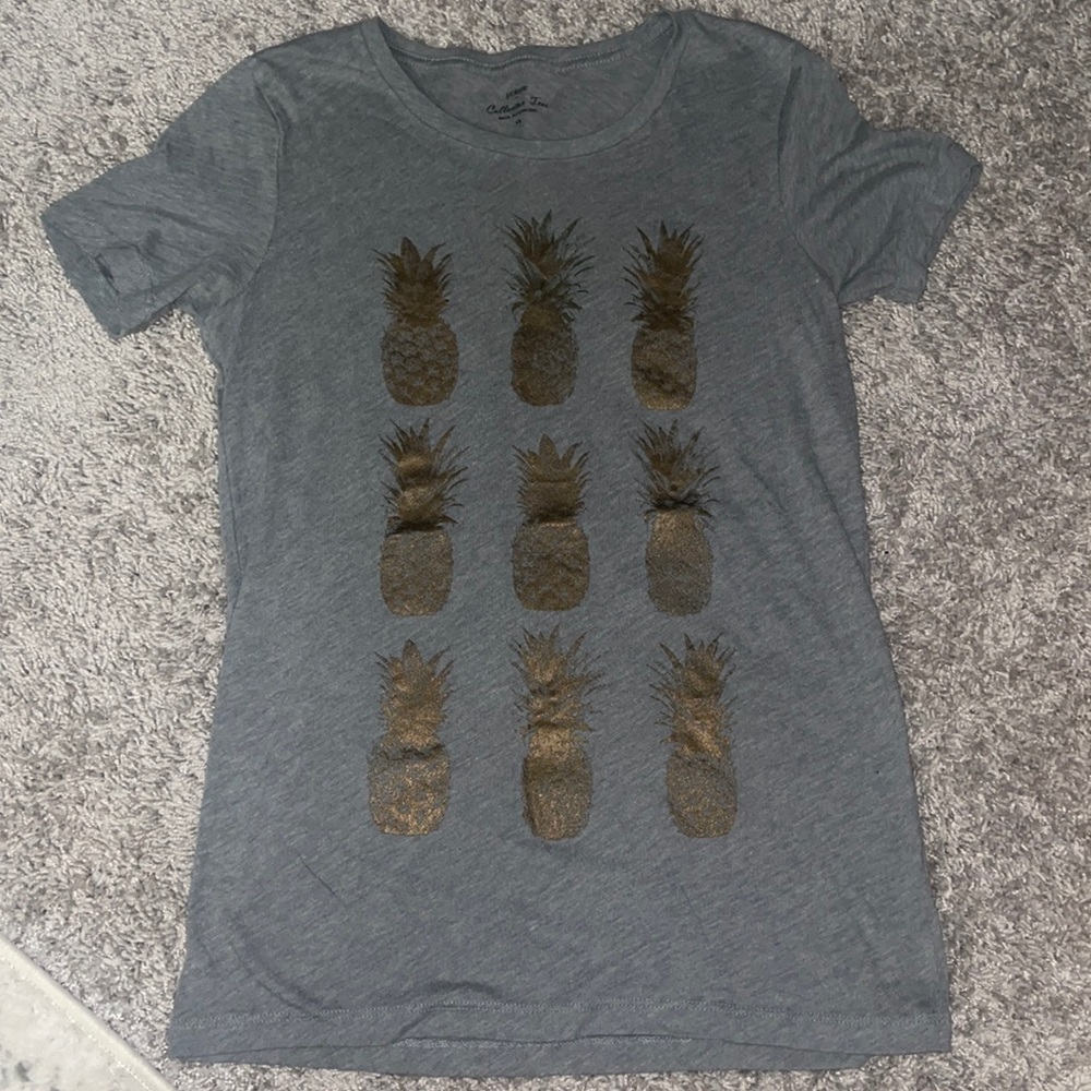 J. Crew Pineapple Shirt